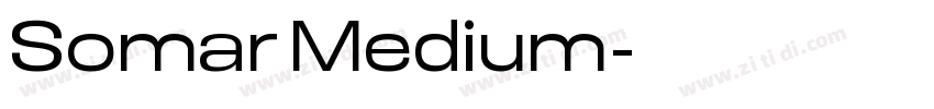 Somar Medium字体转换